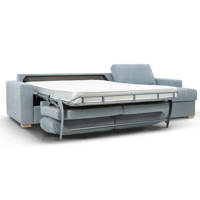 Lukas Three Seater Chaise Sofa Bed